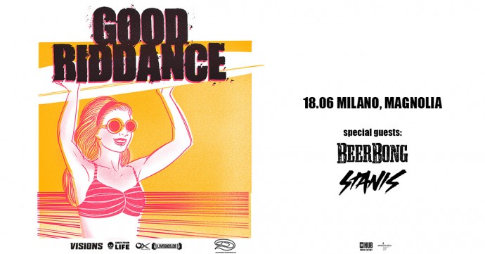 Good Riddance: svelati gli special guests della data a Milano il 18 giugno.